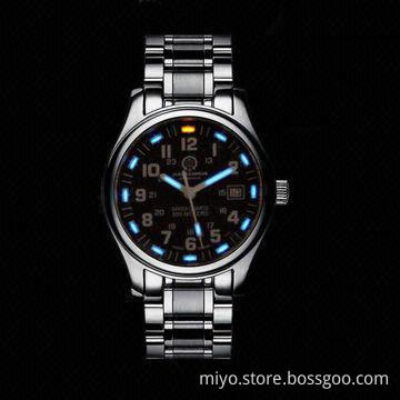 Tritium Watch with Swiss Ronda Movement, Unique and Novelty, Wholesale, OEM/ODM Orders are Welcome